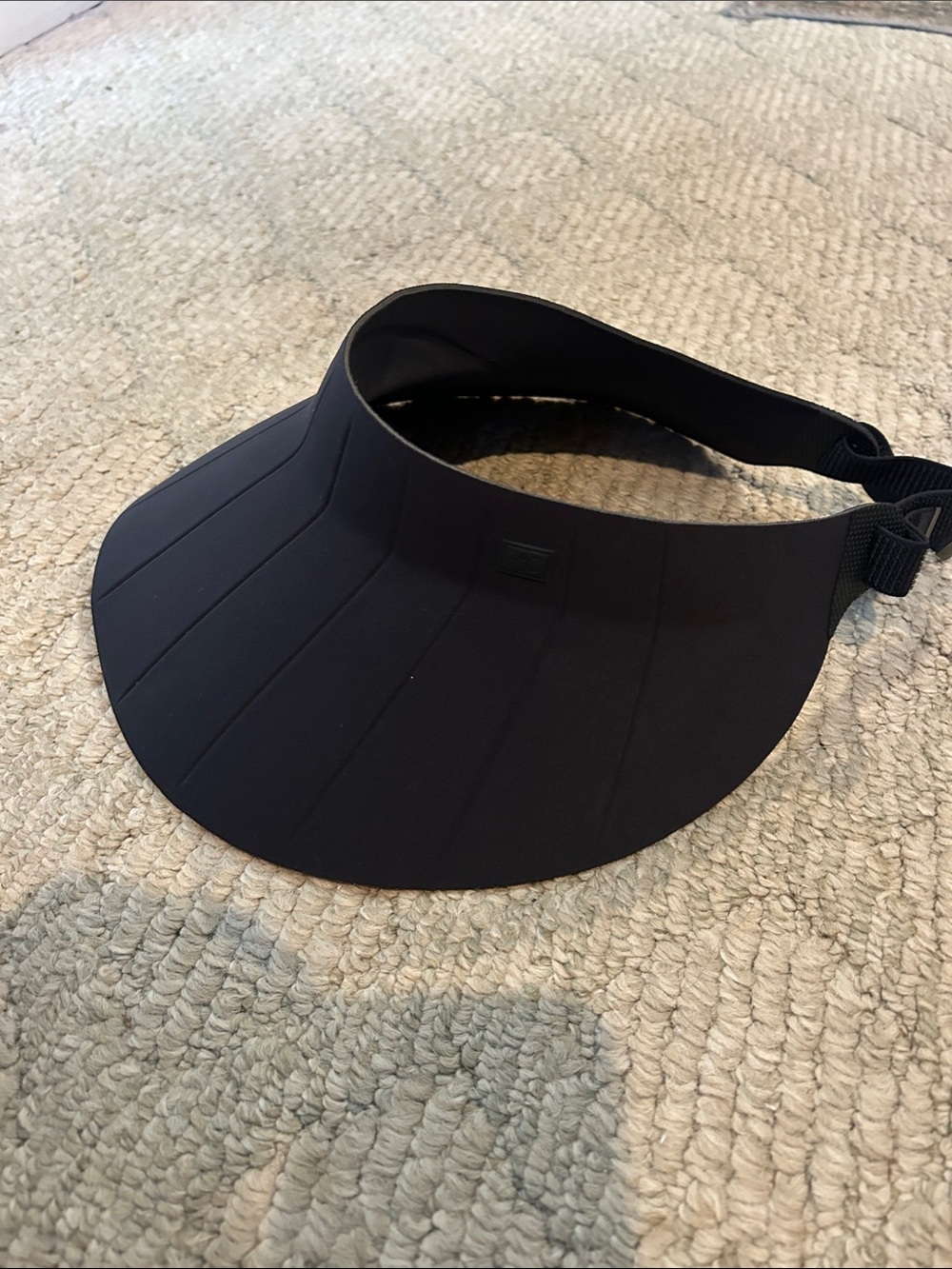 C Black Structured Wide Brim Visor - Picture 3 of 8